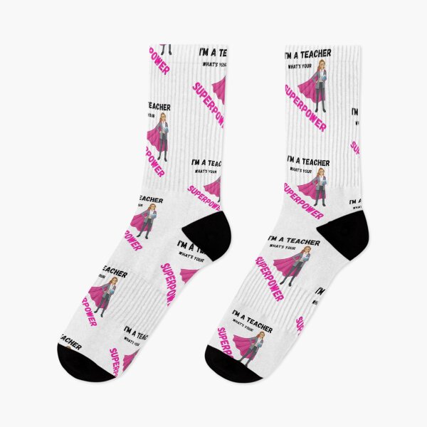 Item preview, I'M A TEACHER WHATS YOUR SUPERPOWER designed and sold by Clurixious.