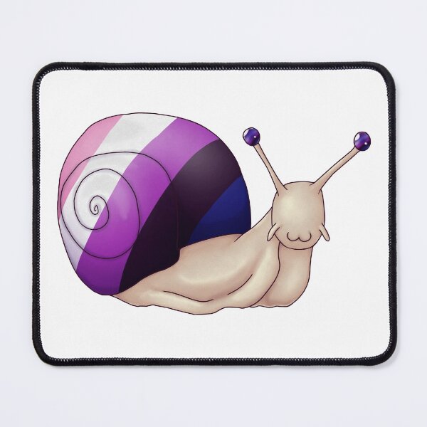 Item preview, Genderfluid Pride Snail designed and sold by PrideSnails.