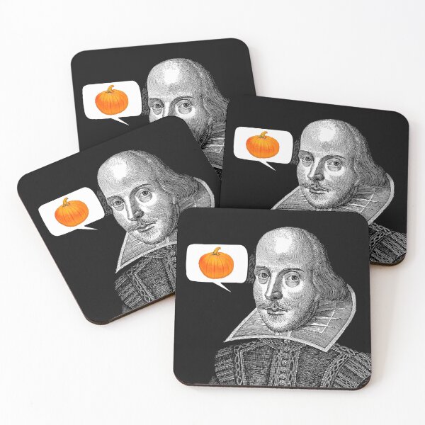 Item preview, Halloween Pumpkin Shakespeare Thought Bubble Renaissance Fair Festival  designed and sold by Candlewood Museum & Gift Shoppe.