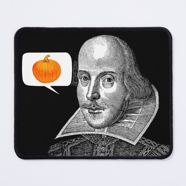 Item preview, Halloween Pumpkin Shakespeare Thought Bubble Renaissance Fair Festival designed and sold by Candlewood Museum & Gift Shoppe.