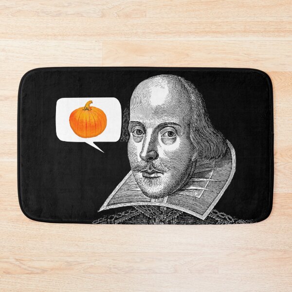 Item preview, Halloween Pumpkin Shakespeare Thought Bubble Renaissance Fair Festival  designed and sold by Candlewood Museum & Gift Shoppe.