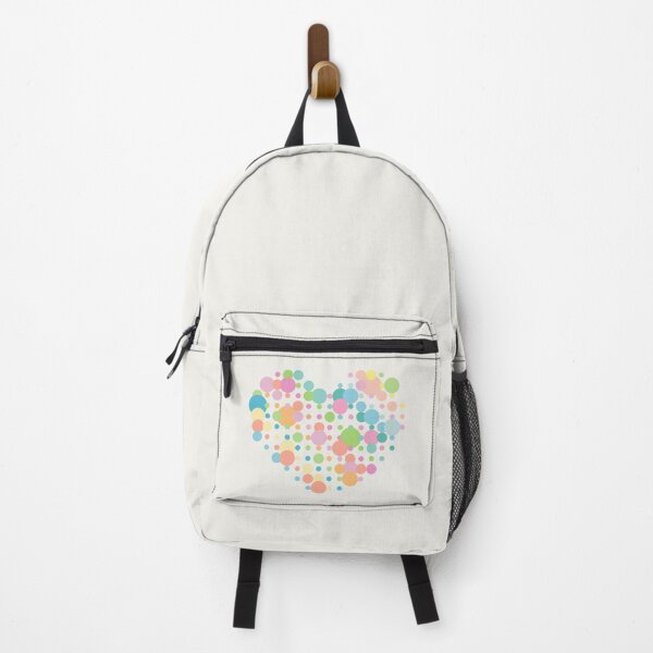 Item preview, Heart - dottet design in pastel colours designed and sold by greatnorris.