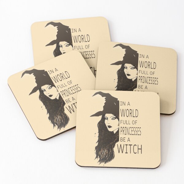 Item preview, IN A WORLD FULL OF PRINCESSES BE A WITCH Funny Halloween 2021 designed and sold by TeesFashion.