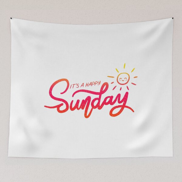 Item preview, It's A Happy Sunday designed and sold by SuperCutsTshirt.