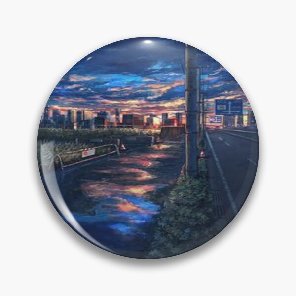 Item preview, aesthetic japanese cities wallpapers Osaka Lo-fi designed and sold by Design Repo.