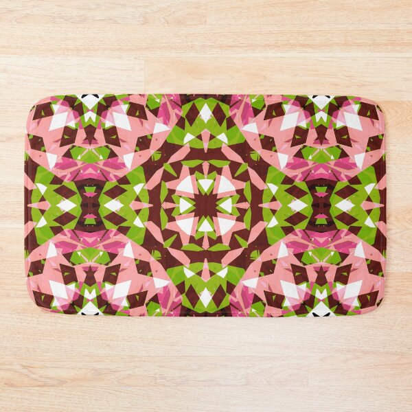 Item preview, Modern Autumn Fall Pink Brown Green Geometric Design Pattern designed and sold by PatternPerfect.