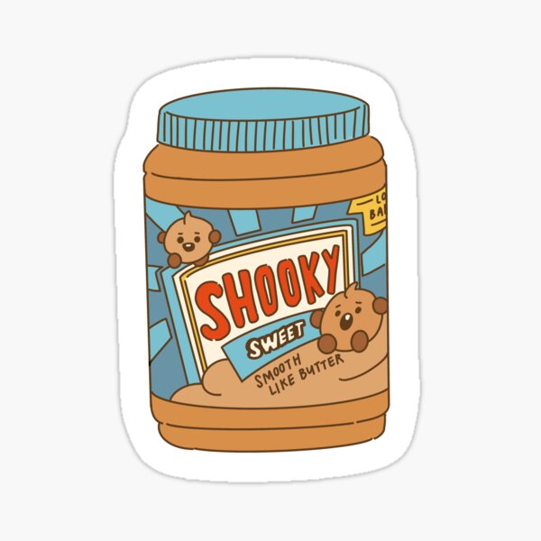 Sticker bébé pot de beurre de cacahuète Shooky Sticker