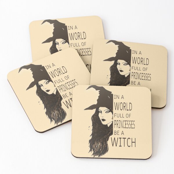 Item preview, IN A WORLD FULL OF PRINCESSES BE A WITCH Funny Halloween 2021 designed and sold by TeesFashion.