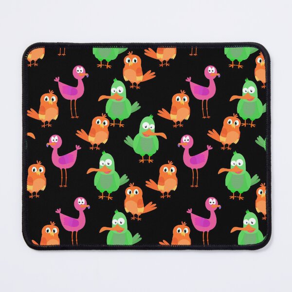 Item preview, Funny Bright Colored Bird Everybirdy Pattern designed and sold by thecooltable.