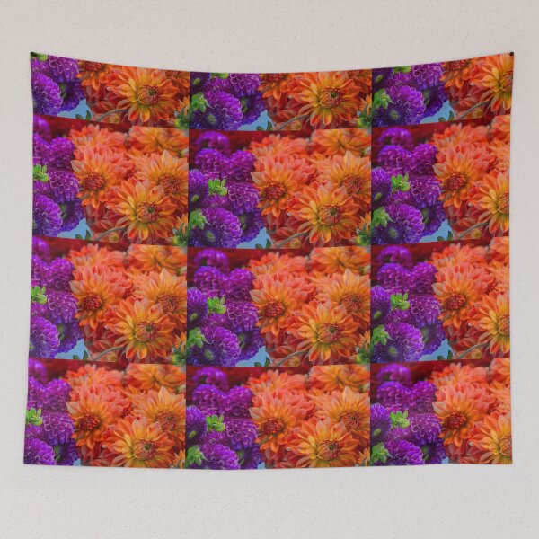 Item preview, USA. Seattle. Pike Place Market. Variety of Mum's Flowers.  designed and sold by vadim19.