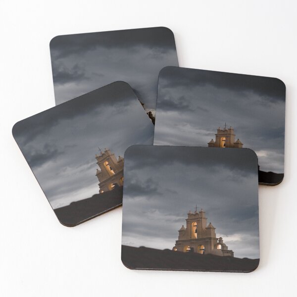 Item preview, Bolivian church in Sucre during a storm designed and sold by photofelix-.