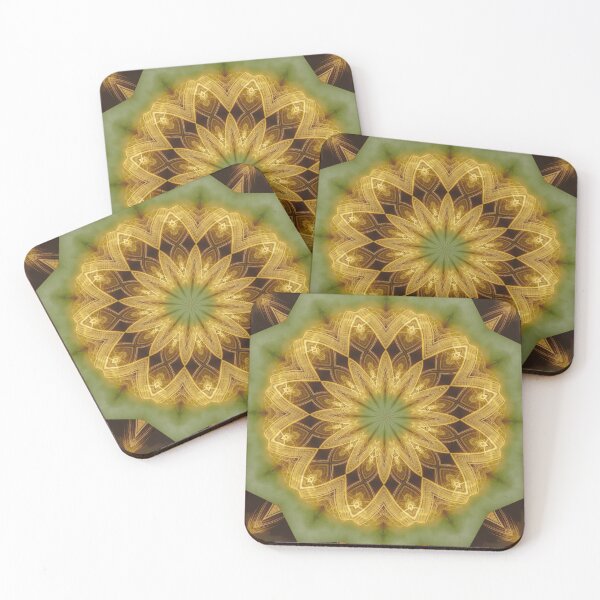 Item preview, Mandala Gold Green designed and sold by Ksaavet.