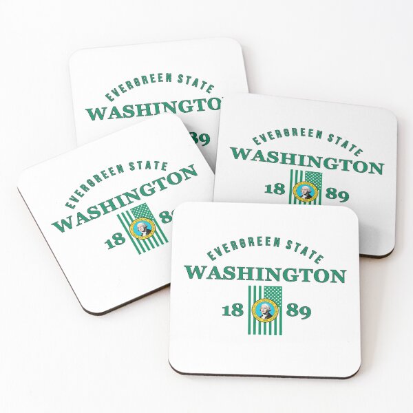 Item preview, Washington Pride Flag Native Evergreen State  designed and sold by The Junto Shop.