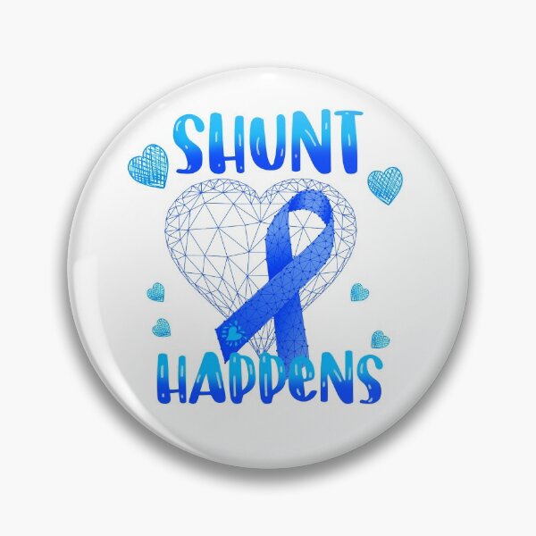 Item preview, Shunt happens heart hydrocephalus Awareness  - hydrocephalus awareness month  designed and sold by Designs Of all kinds.