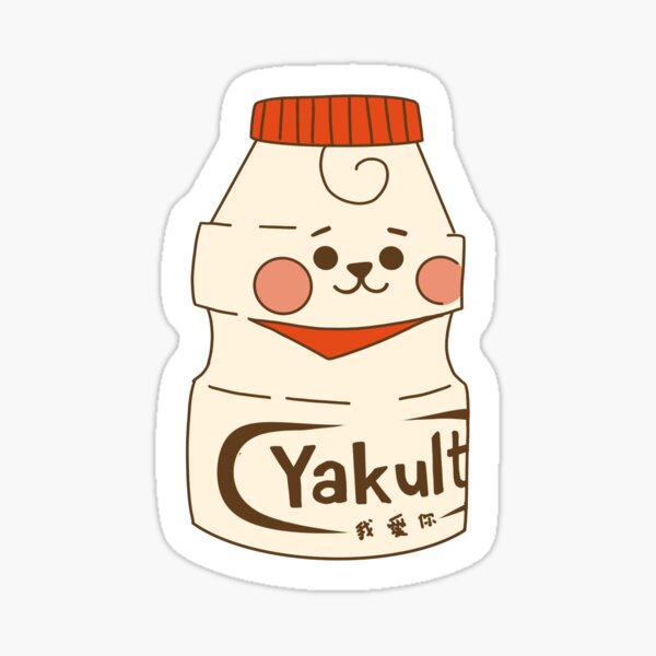 Baby RJ Yakult Yogurt Drink Cute Sticker Sticker