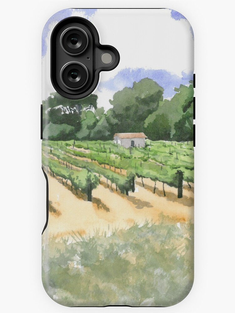 Thumbnail 1 of 4, iPhone Case, Roadside Vineyard designed and sold by ABillingsArt.
