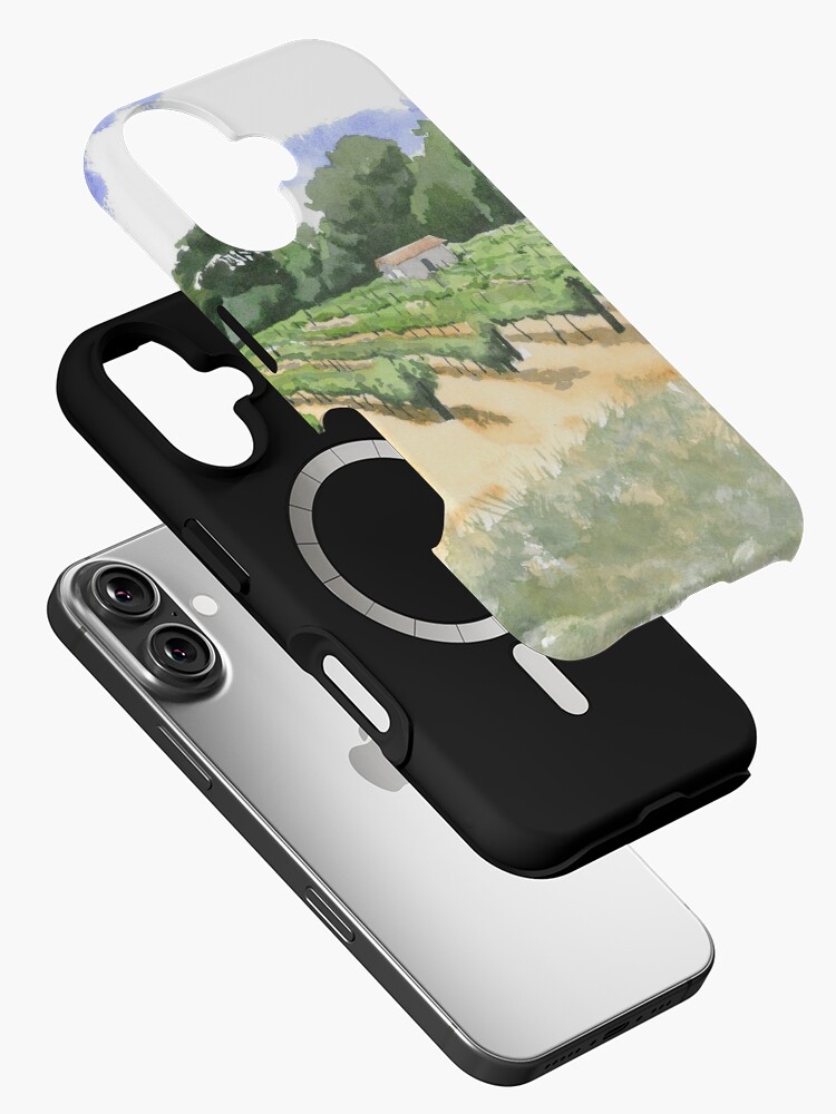 Thumbnail 2 of 4, iPhone Case, Roadside Vineyard designed and sold by ABillingsArt.