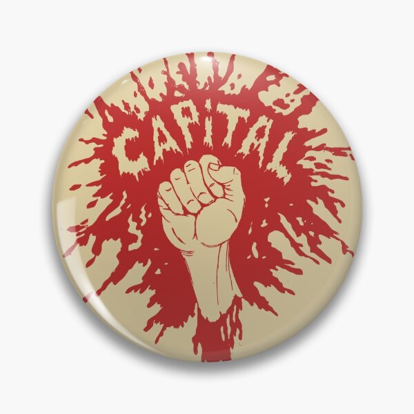 Item preview, Smash Capital - Raised Fist, Protest, Anti Capitalist, Socialist designed and sold by SpaceDogLaika.