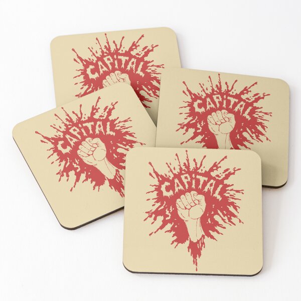 Item preview, Smash Capital - Raised Fist, Protest, Anti Capitalist, Socialist designed and sold by SpaceDogLaika.