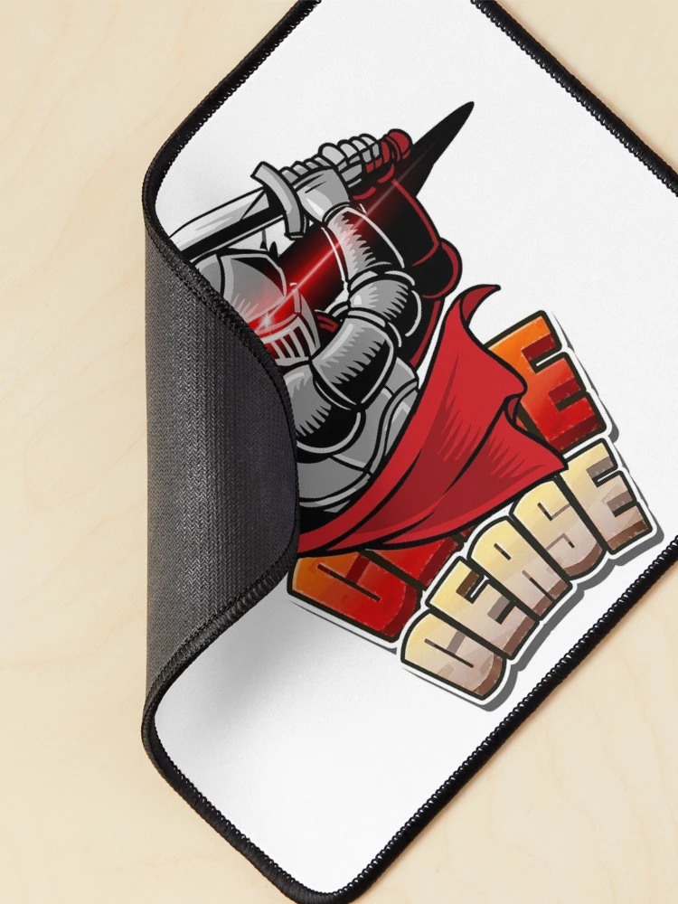 Thumbnail 2 of 5, Mouse Pad, Cease Meme Rage Knight designed and sold by ExplodingTrends.