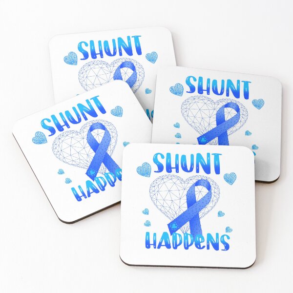 Item preview, Shunt happens heart hydrocephalus Awareness  - hydrocephalus awareness month  designed and sold by Designs Of all kinds.
