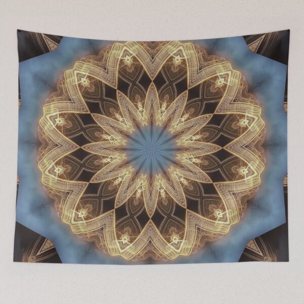 Item preview, Gold and Blue Mandala designed and sold by Ksaavet.