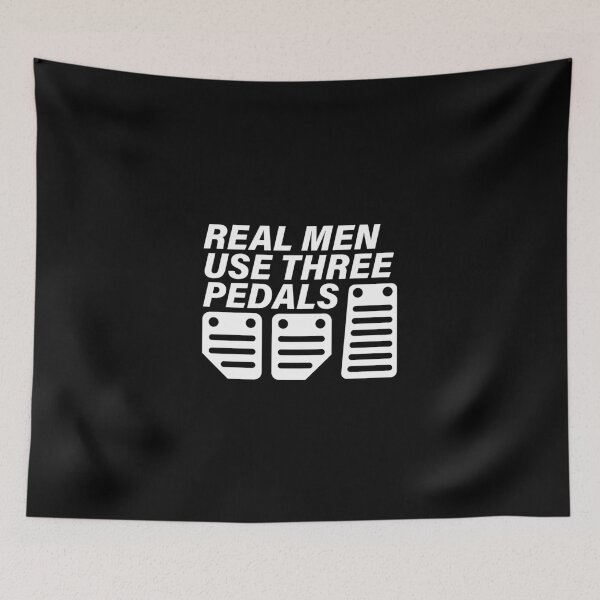 Item preview, Real Men Use Three Pedals designed and sold by walepave.
