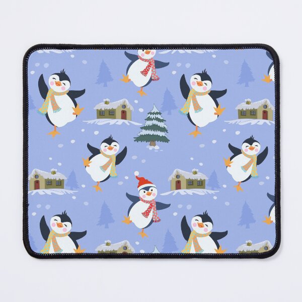 Item preview, Funny Penguin Bird In The Snow Everybirdy Pattern designed and sold by thecooltable.