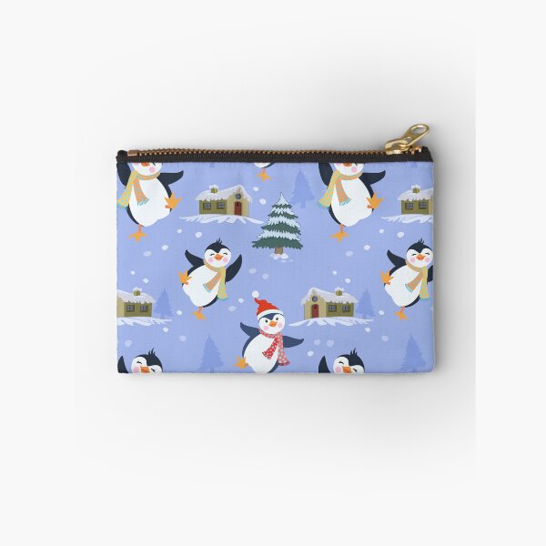 Item preview, Funny Penguin Bird In The Snow Everybirdy Pattern designed and sold by thecooltable.