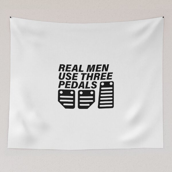 Item preview, Real Men Use Three Pedals designed and sold by walepave.