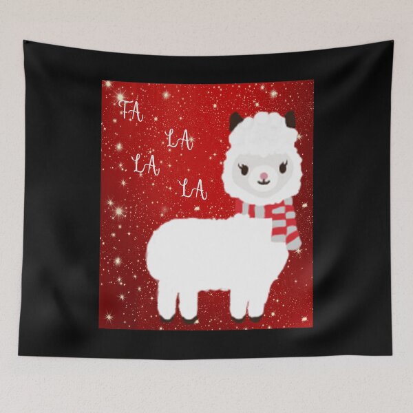 Item preview, Fa La La La Llama Christmas Llama designed and sold by Swigalicious.
