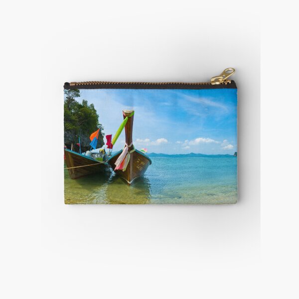 Item preview, Long tail boat by the beach  designed and sold by 3523studio.