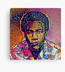 Abstract Because The Internet Metal Print