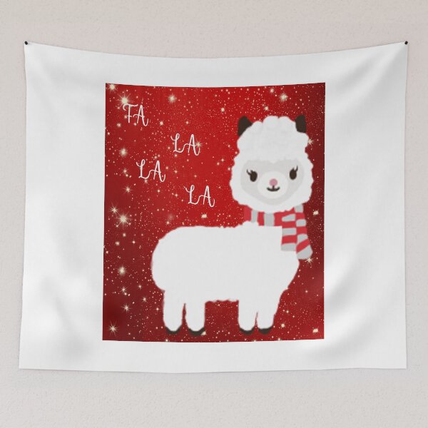 Item preview, Fa La La La Llama Christmas Llama designed and sold by Swigalicious.
