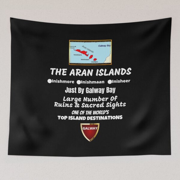 Item preview, The Aran Islands Map Top Destinations. designed and sold by OliDesigns.