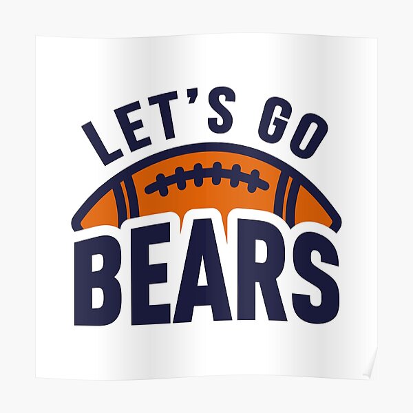 Let's Go Bears!  Chicago bears logo, Da bears, Bear