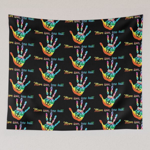 Item preview, Hippie Flower Children More Love, Less Hate designed and sold by AEGMEDIA.