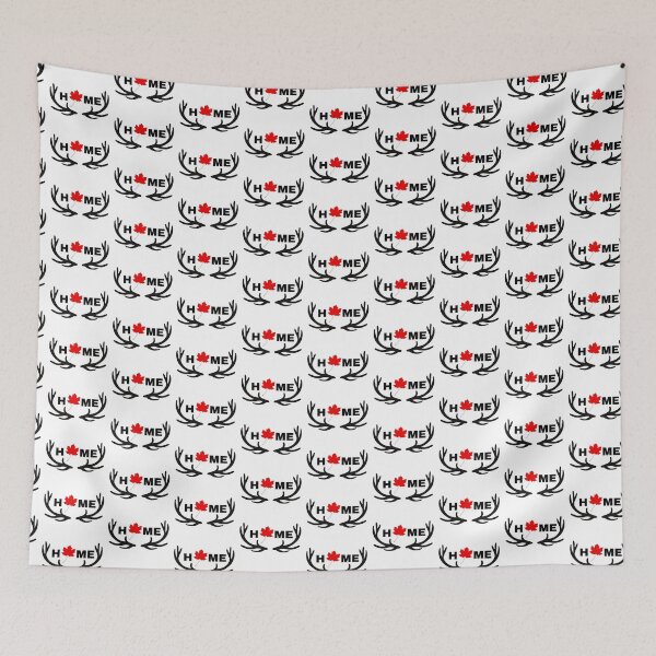 Item preview, Home Canada, Maple Leaf and antlers designed and sold by RheaRealm.
