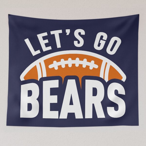 Item preview, Lets Go Bears | Navy BG designed and sold by ClaudiaGrosso.