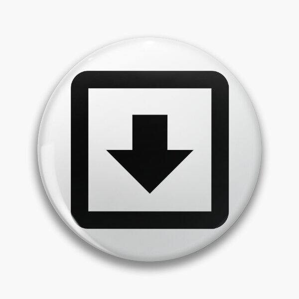 Artikelvorschau, MDI Arrow-Down-Bold-Box-Outline entworfen und verkauft von GnarlyFurtardo.