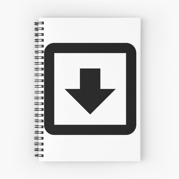 Item preview, MDI Arrow-Down-Bold-Box-Outline designed and sold by GnarlyFurtardo.