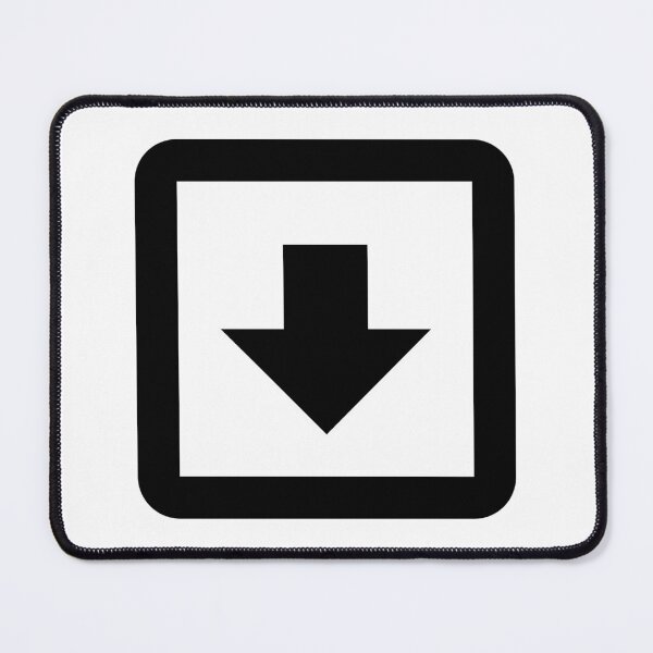 Item preview, MDI Arrow-Down-Bold-Box-Outline designed and sold by GnarlyFurtardo.