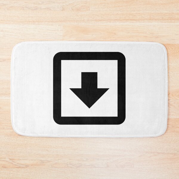 Item preview, MDI Arrow-Down-Bold-Box-Outline designed and sold by GnarlyFurtardo.