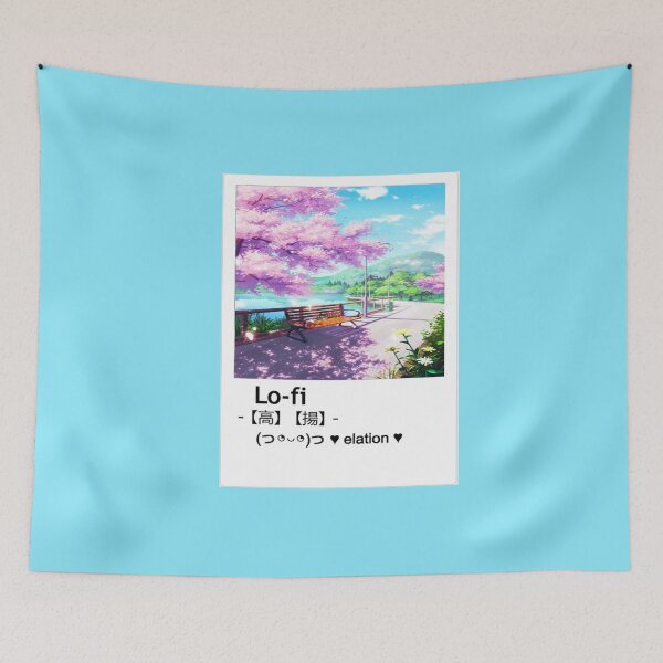 Item preview, aesthetic kawaii japanese sakura wallpapers Osaka tokyo Lo-fi designed and sold by Design Repo.