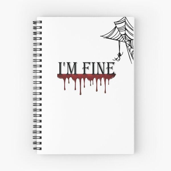 Item preview, I'm Fine Graphic Novedad Película sarcástica Halloween Divertido designed and sold by hanichshop.