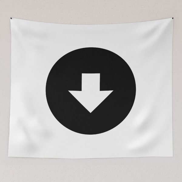 Item preview, MDI Arrow-Down-Bold-Circle designed and sold by GnarlyFurtardo.