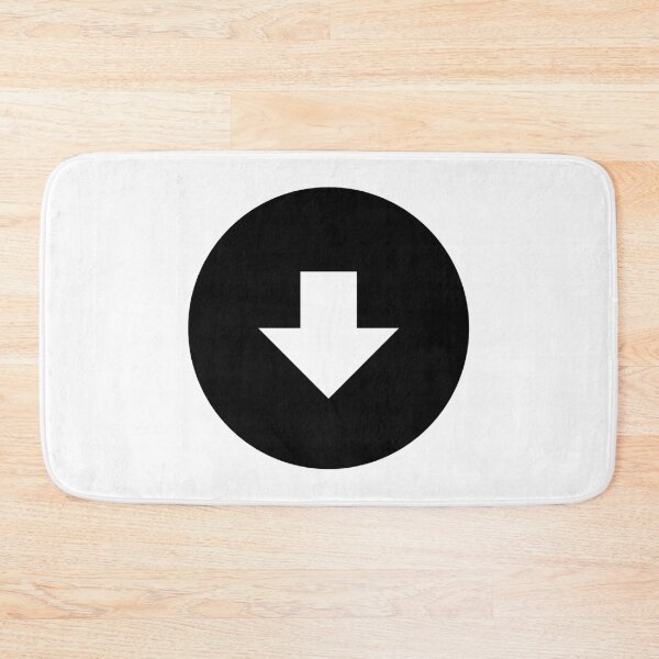 Item preview, MDI Arrow-Down-Bold-Circle designed and sold by GnarlyFurtardo.