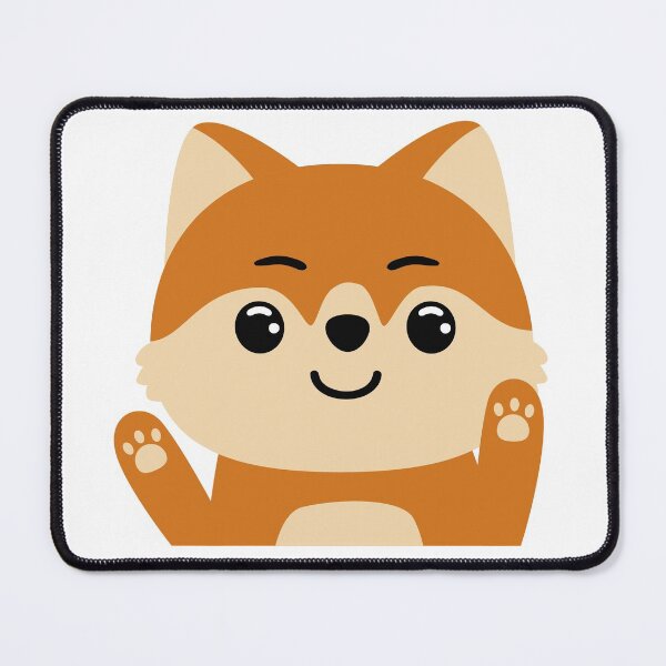Item preview, baby fox peeking sticker, fox peeking sticker designed and sold by high-star.
