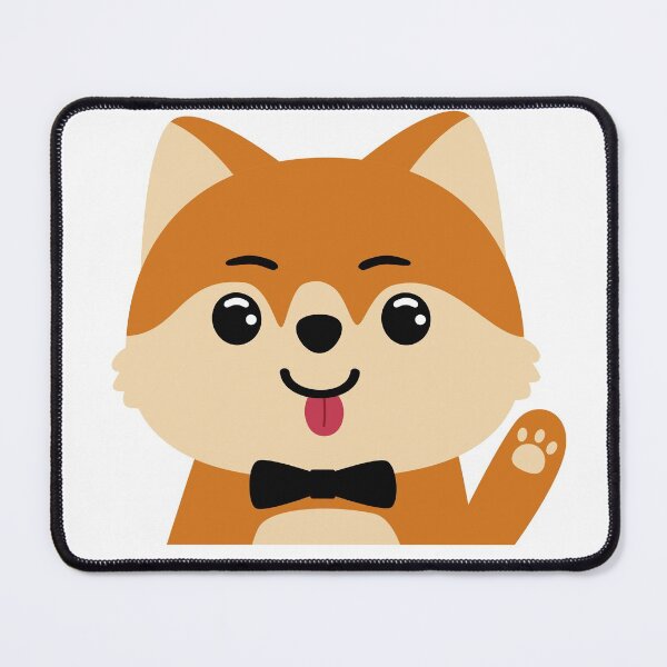 Item preview, baby fox men peeking sticker, fox peeking sticker, fox designed and sold by high-star.
