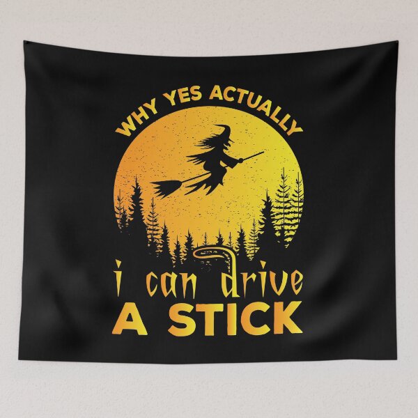 Item preview, Why Yes Actually I Can Drive A Stick Halloween designed and sold by meedTee.